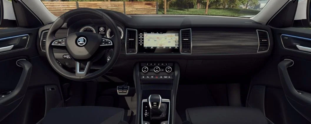 Touchscreen functions as you would expect to see in the SKODA Kodiaq