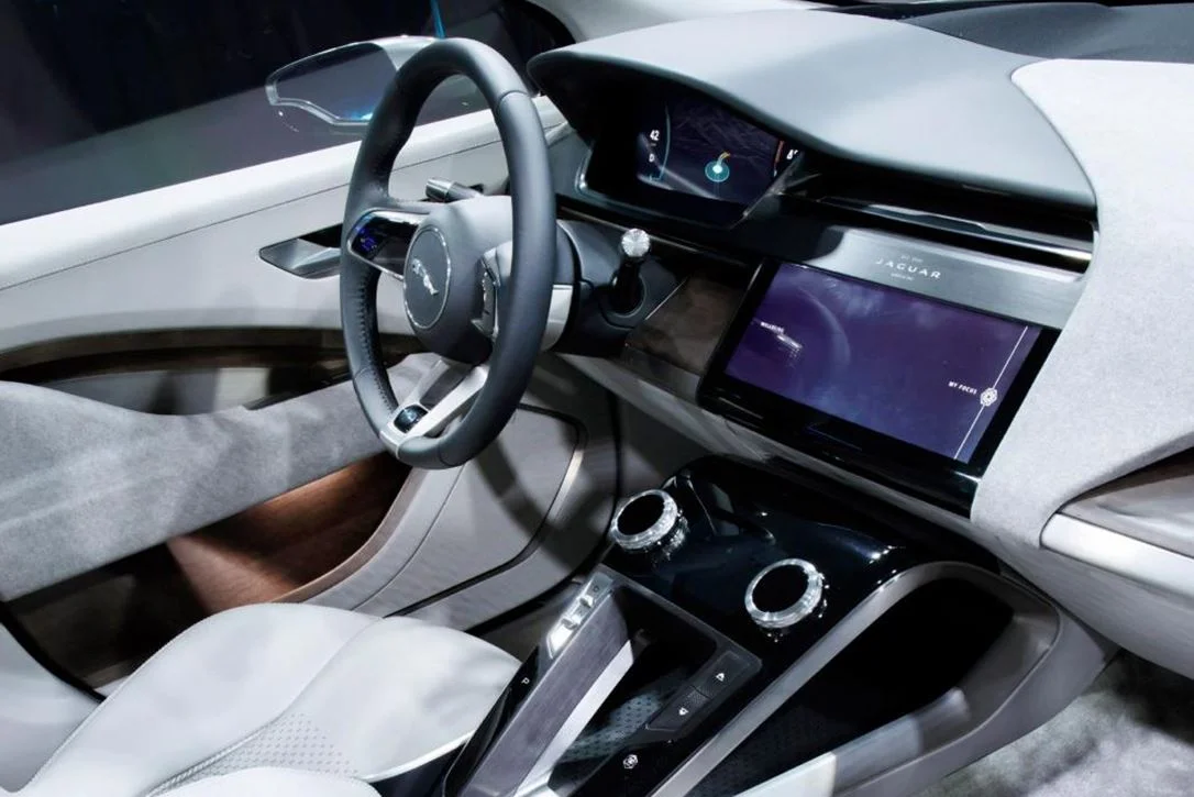 We love the futuristic dash of the Jaguar I-Pace
