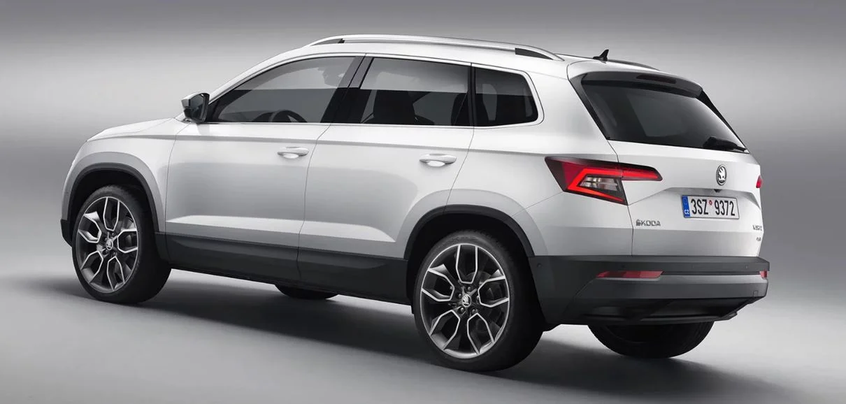 Rear external shot of the 2018 Skoda Karoq