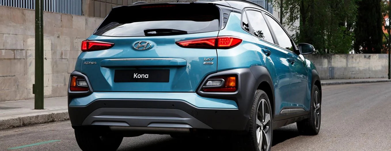 The All New HYUNDAi Kona looking distinctive with contrasting exterior accents&nbsp;