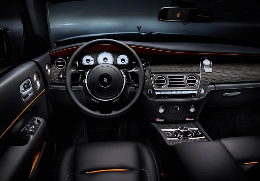 Rolls Royce Dawn Black Badge Interior Dash Shot