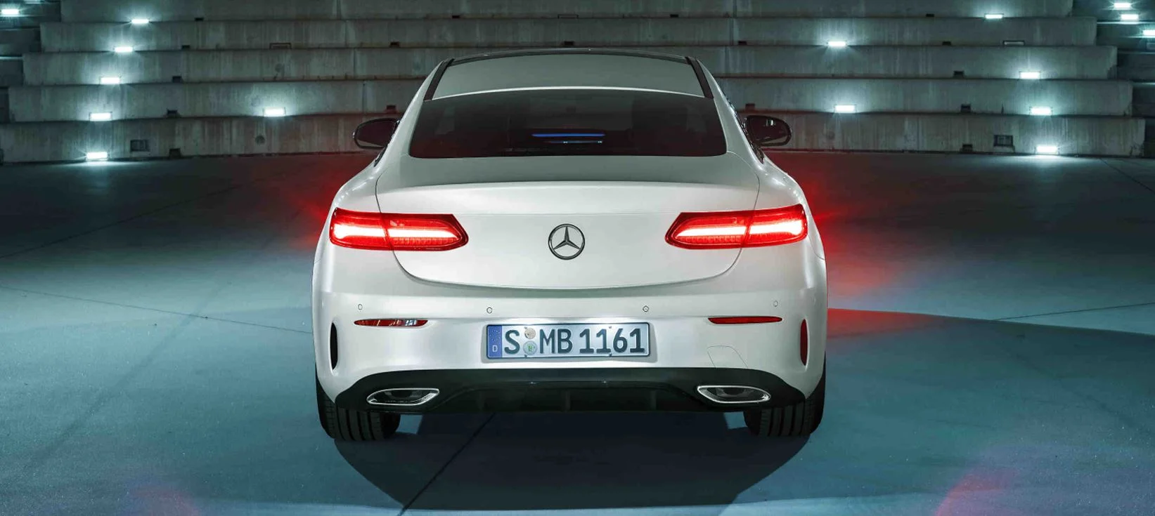2017 Mercedes E Class Coupe Rear brake lamps shot