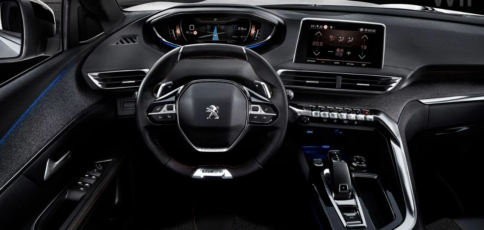 2017 Peugeot 3008 Internal Dash Shot