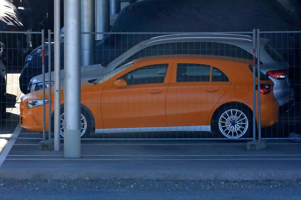2019 mercedes a class side shot spy shot.jpg