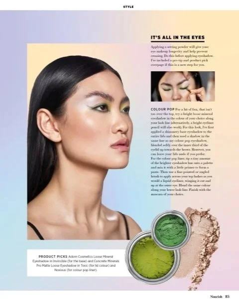 Nourish Magazine Editorial Nov 2022 Hair Makeup Nicole Groch (Copy)