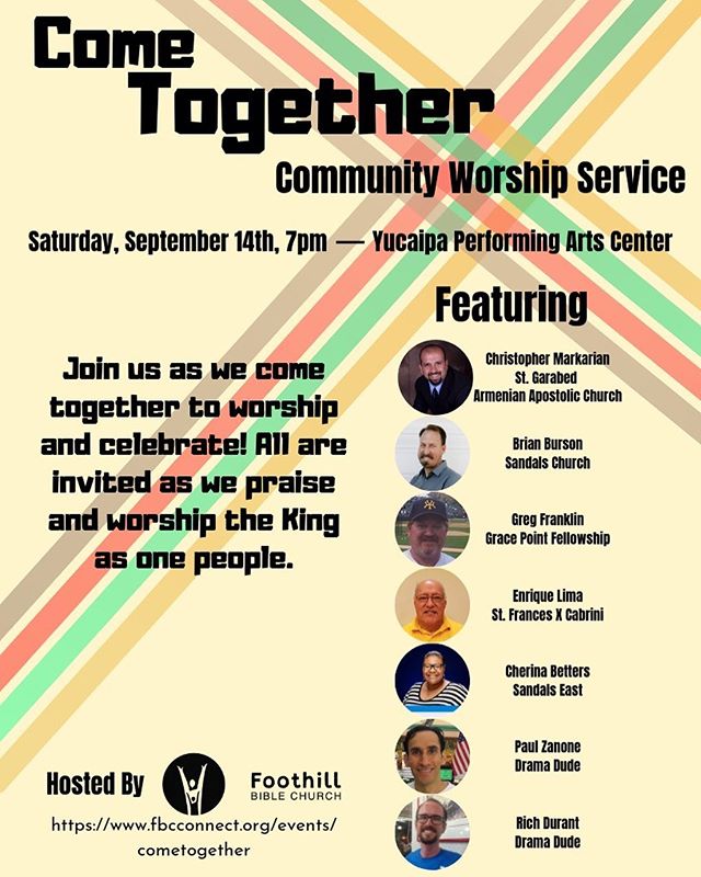 You are invited!!! We would love to have you, your family, your friends, and your neighbors and every person you know to join us for an amazing evening of worship!