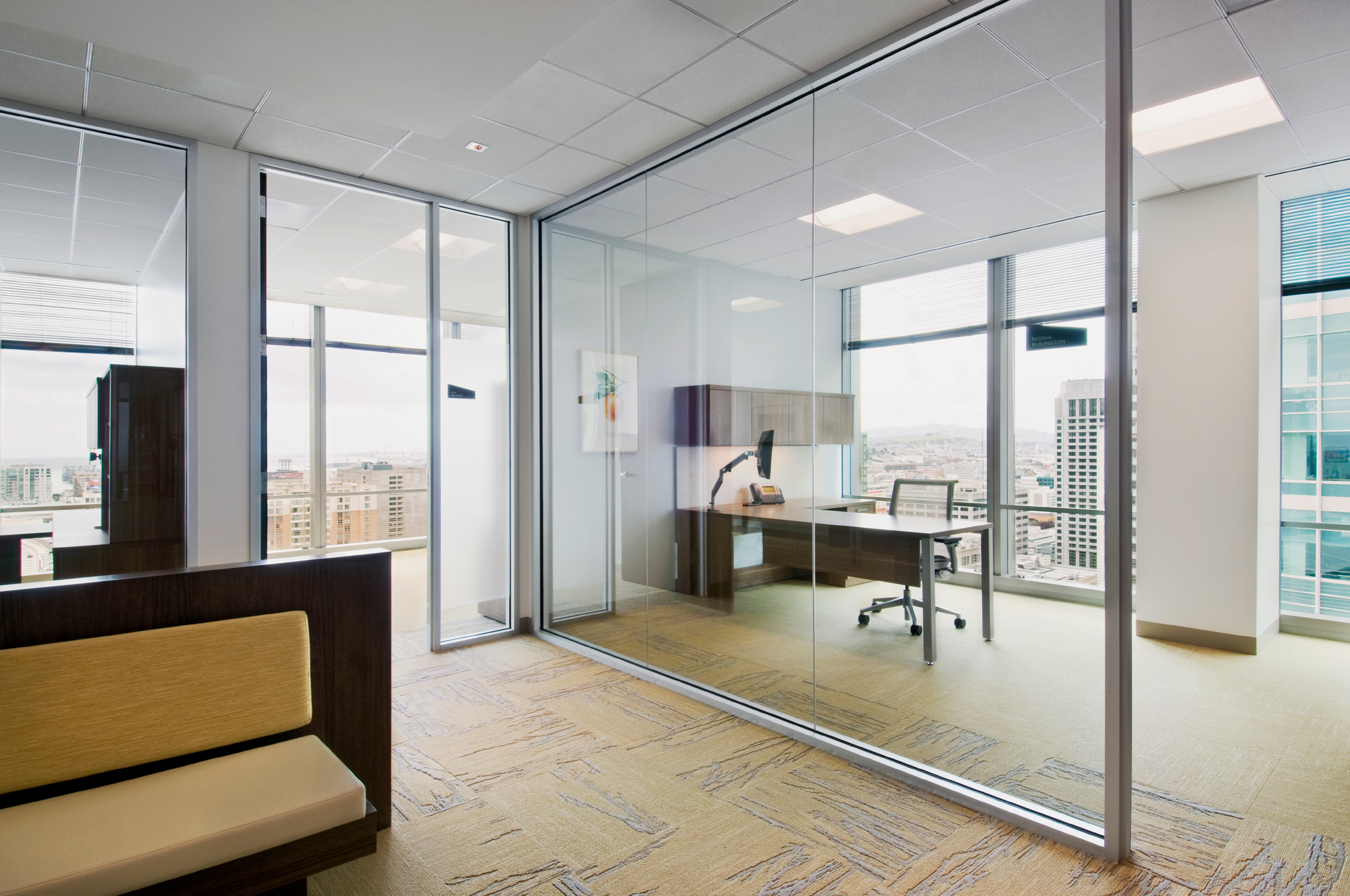 Glass Wall Office Design