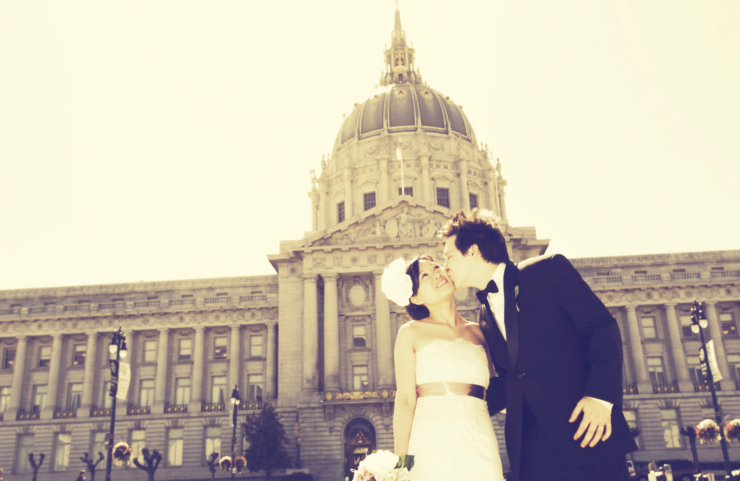 Marriage at San Francisco Civic Center