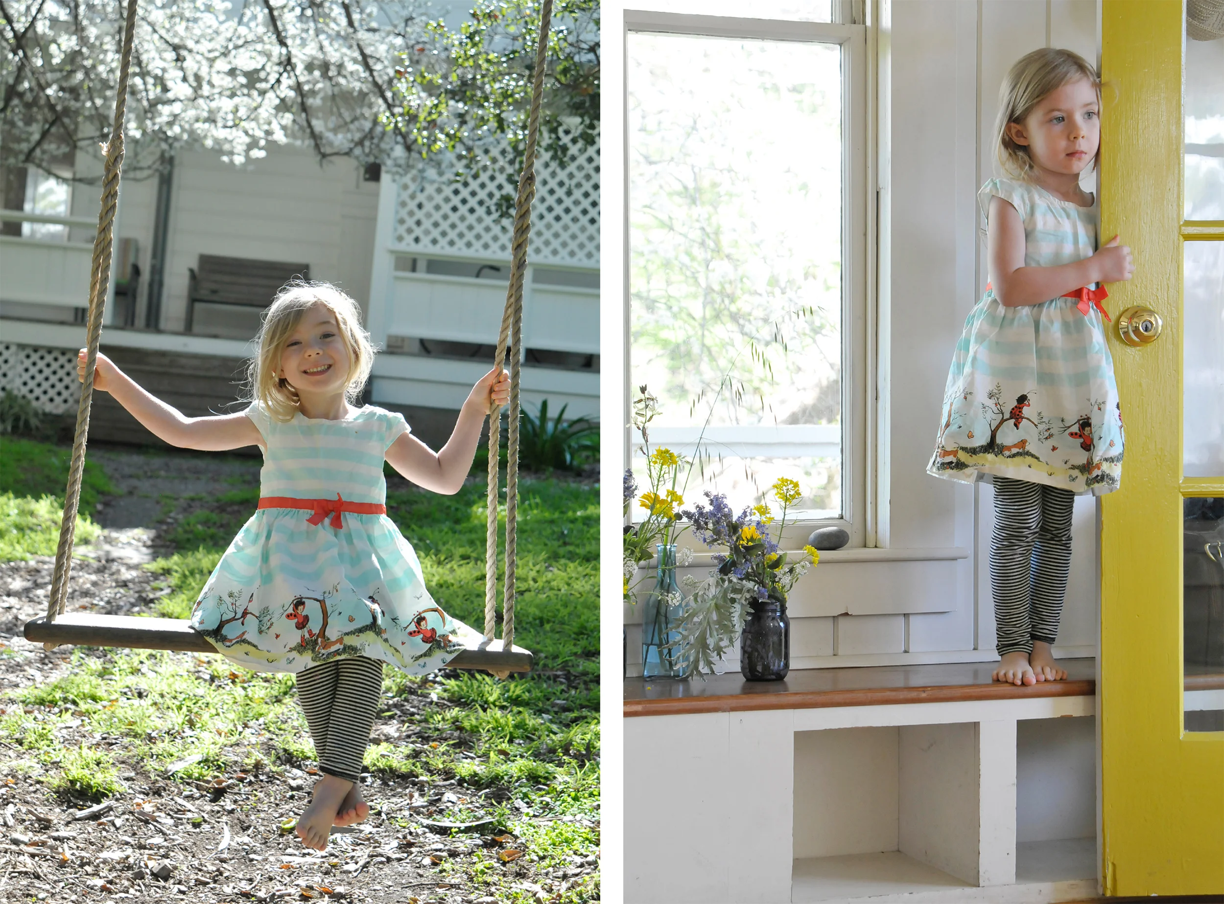 Girl at Farmhouse