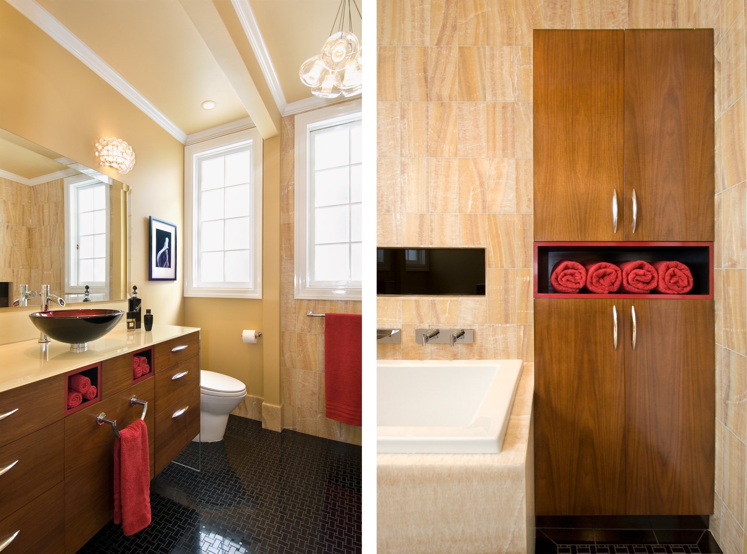 Yellow Bathroom Design