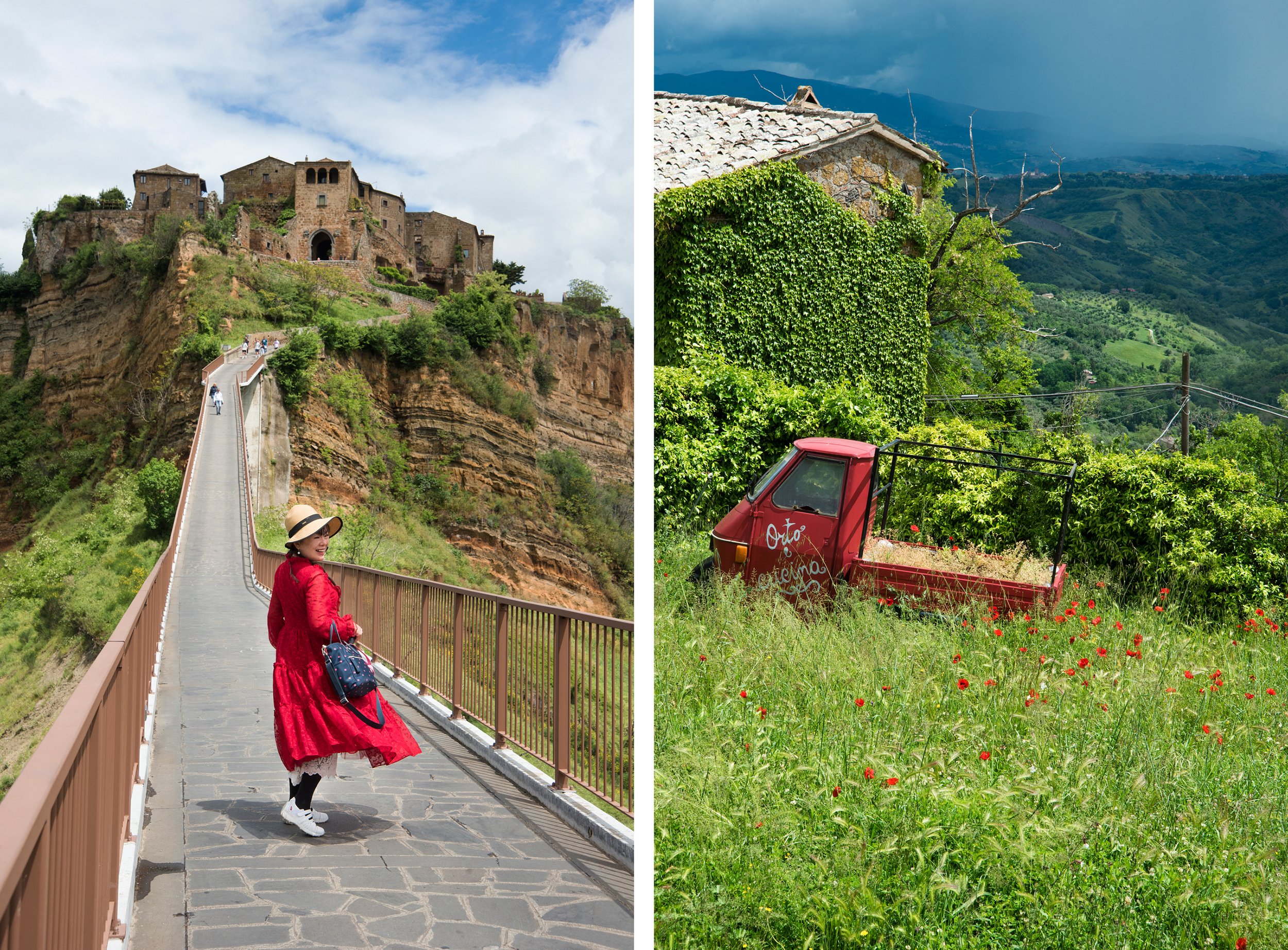 Crystal-Waye-People-Photographer-Italy-Girl-Red-Dress-Truck.jpg