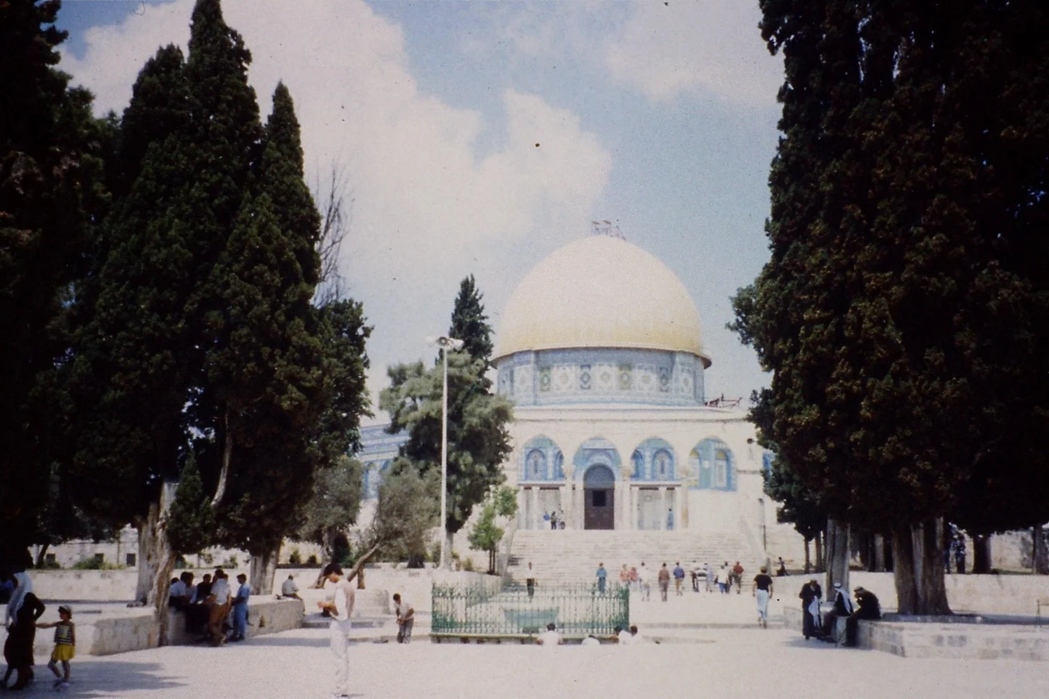 A55 view, summer 1990. Credit: Eleanor Scott and Gertrude Bell Project.