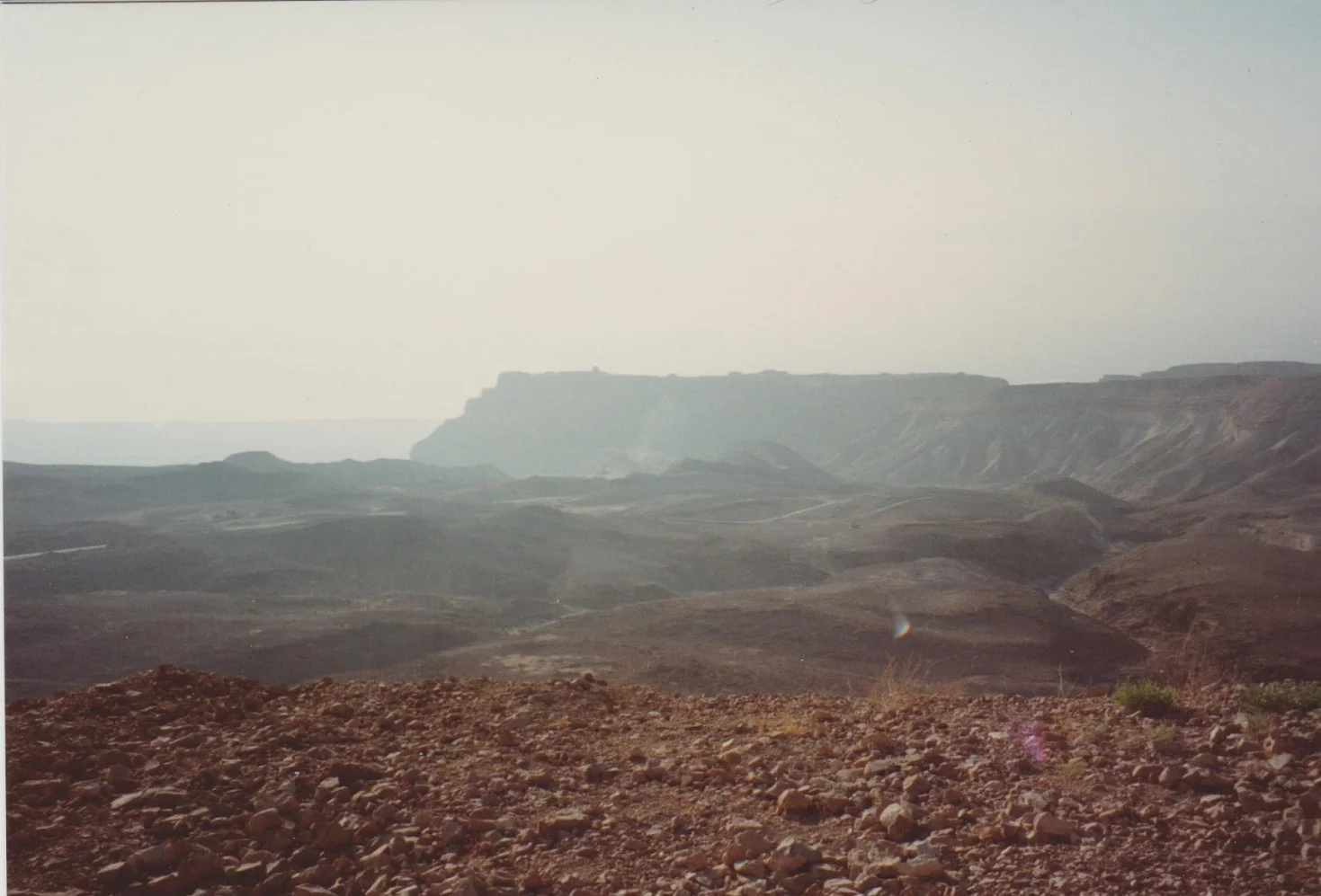 Masada from the Judean Desert
