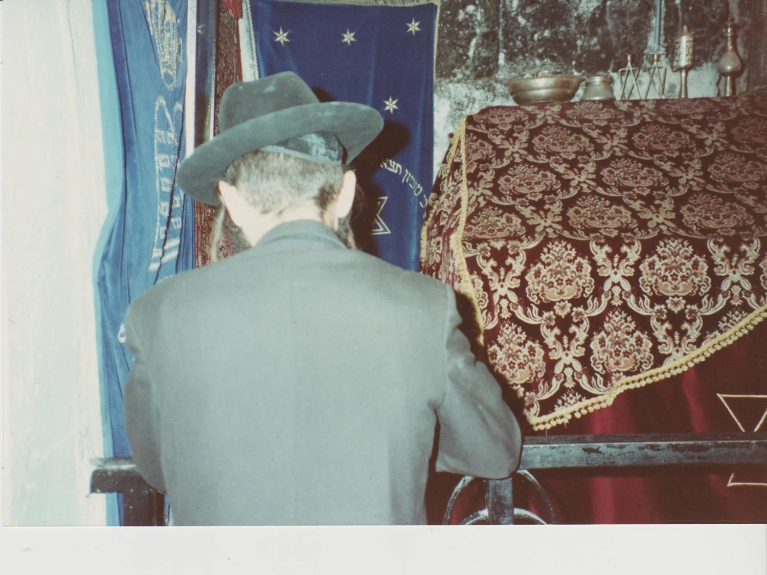 Religious Jew at Prayer in David's Tomb, 1990
