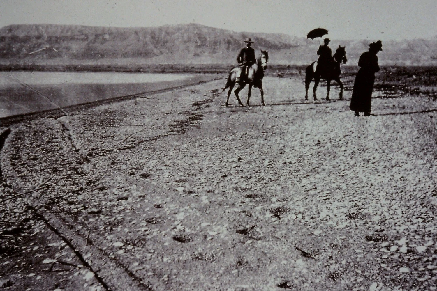 Gertrude Bell's Party at the Dead Sea 1900, A130, Gertrude Bell Archive Newcastle University.