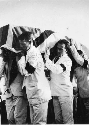 Gertrude Bell's funeral, Baghdad, 12th July 1926. Photo: Gertrude Bell Archive, Newcastle University
