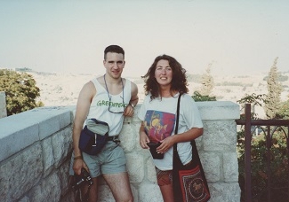 Eleanor Scott and Phil Supple in Jerusalem