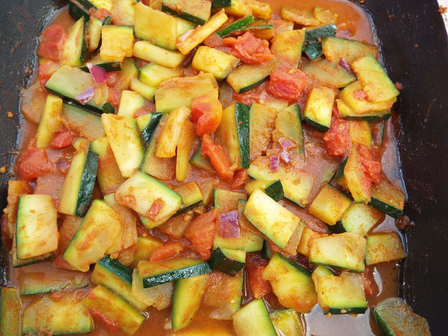 Courgette curry