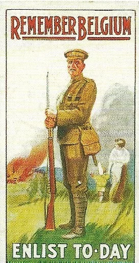 Poster published by the Parliamentary Recruiting Committee, London