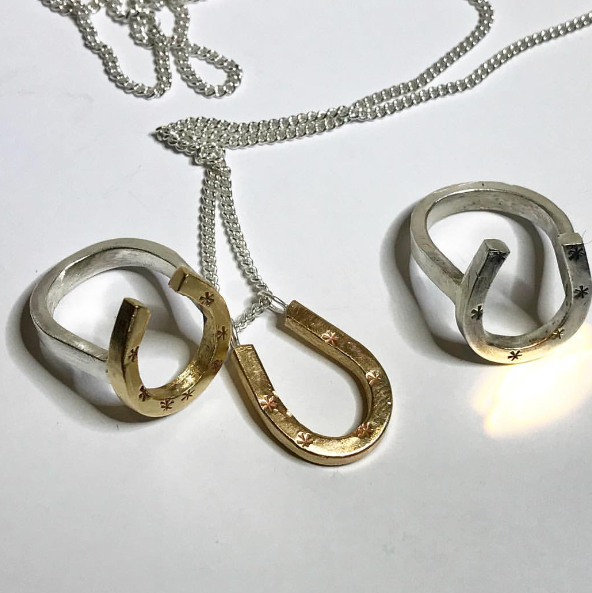 Large Horse Shoe Ring — Silver Spur Jewellery