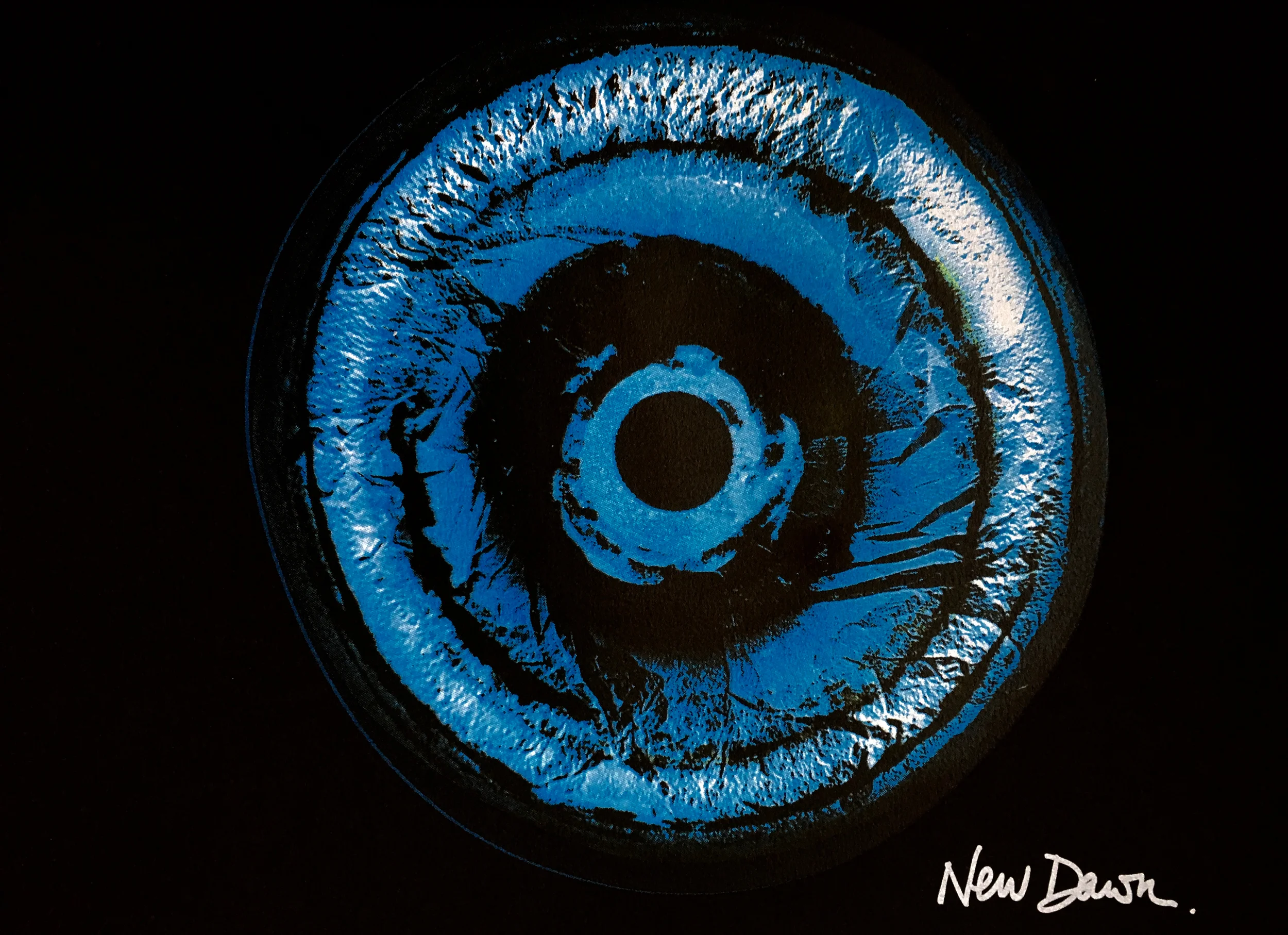 New Dawn 2; A contemporary screen print accompanying the light installation New Dawn, celebrating Women's Suffrage at the Houses of Parliament. By Mary Branson.