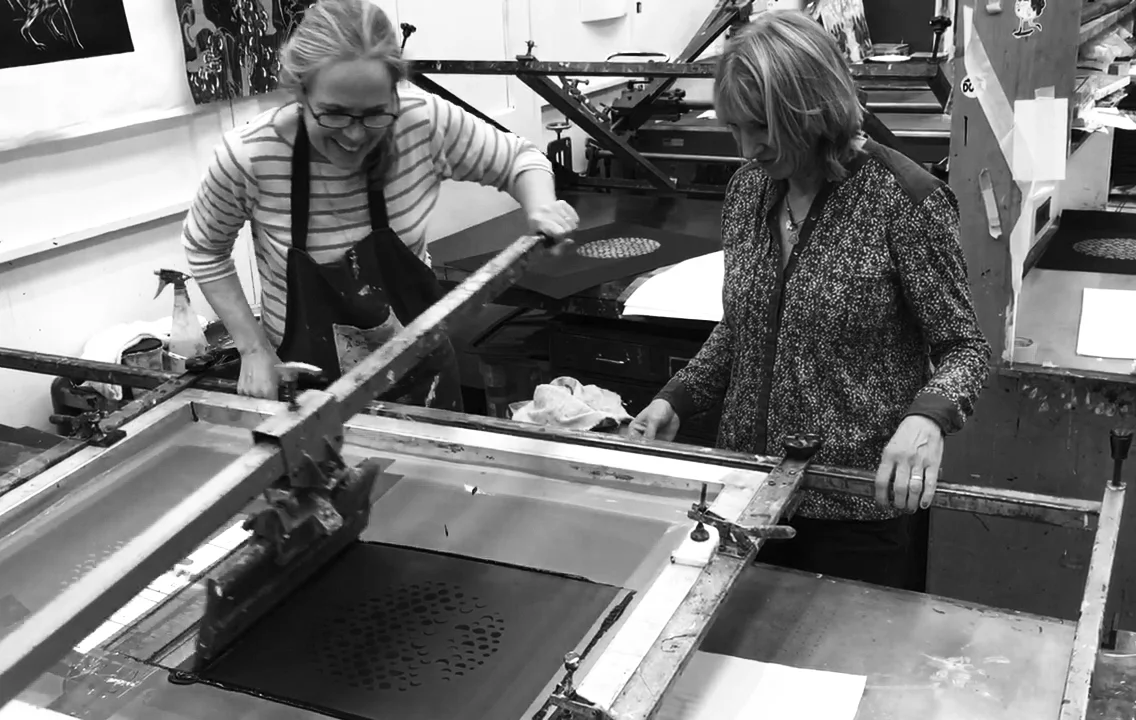 Screen printing at Ochre Print