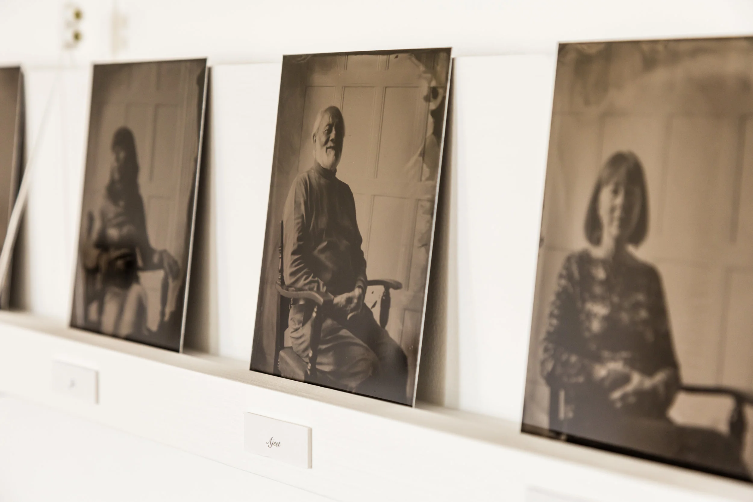 Tintype portraits.