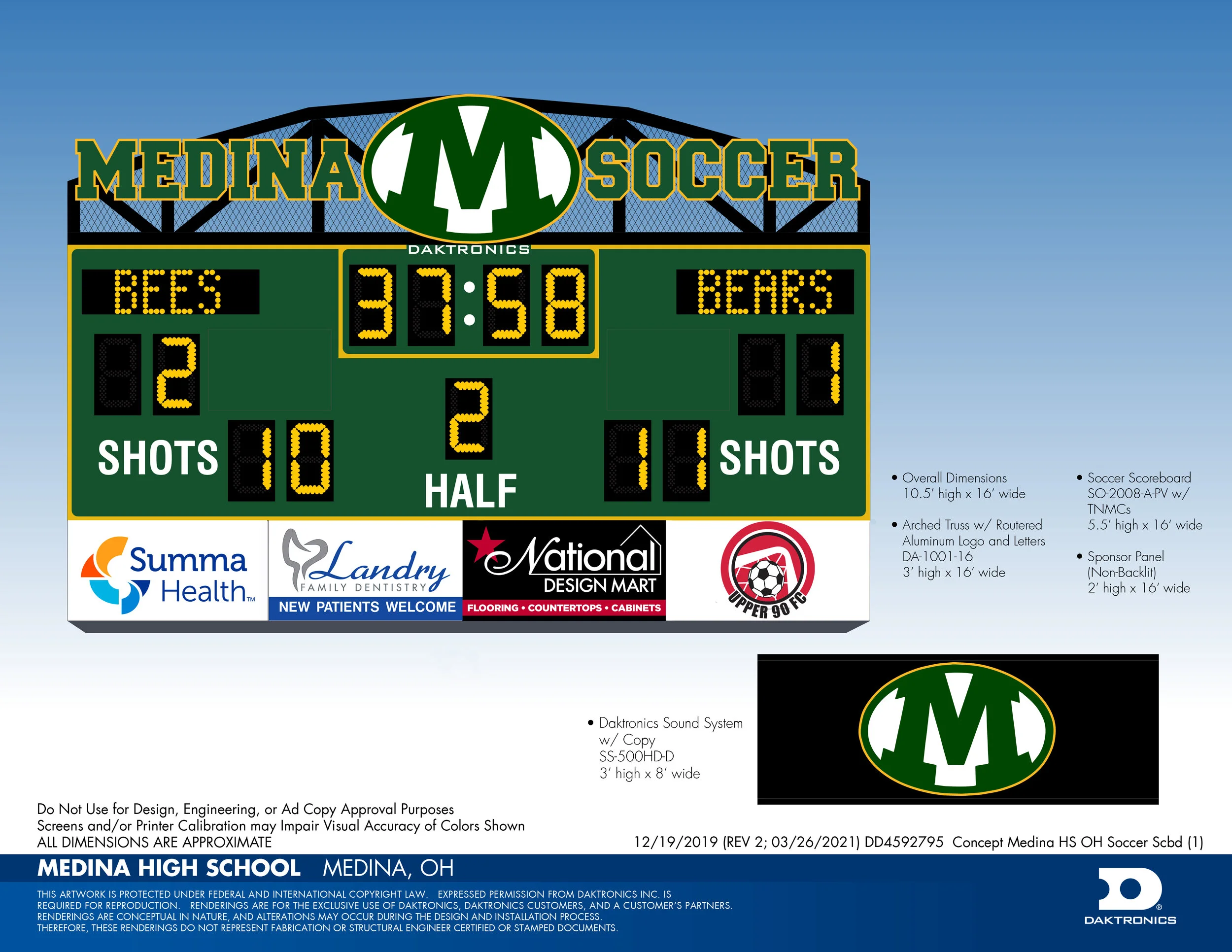 New scoreboard for Memorial Stadium beginning in Fall 2021