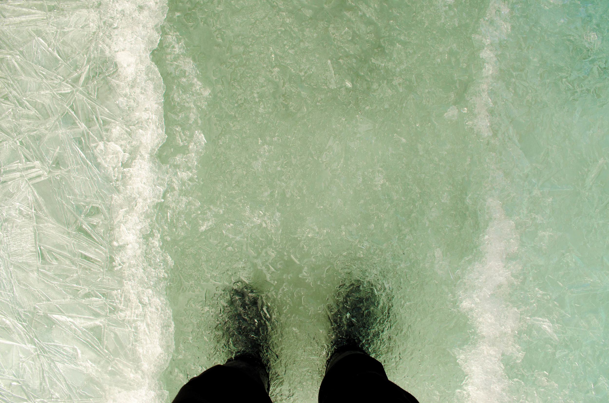 First, it's ankle-deep and you get deeper and deeper, and you can only hope the water doesn't reach your waist. PC: Raunak