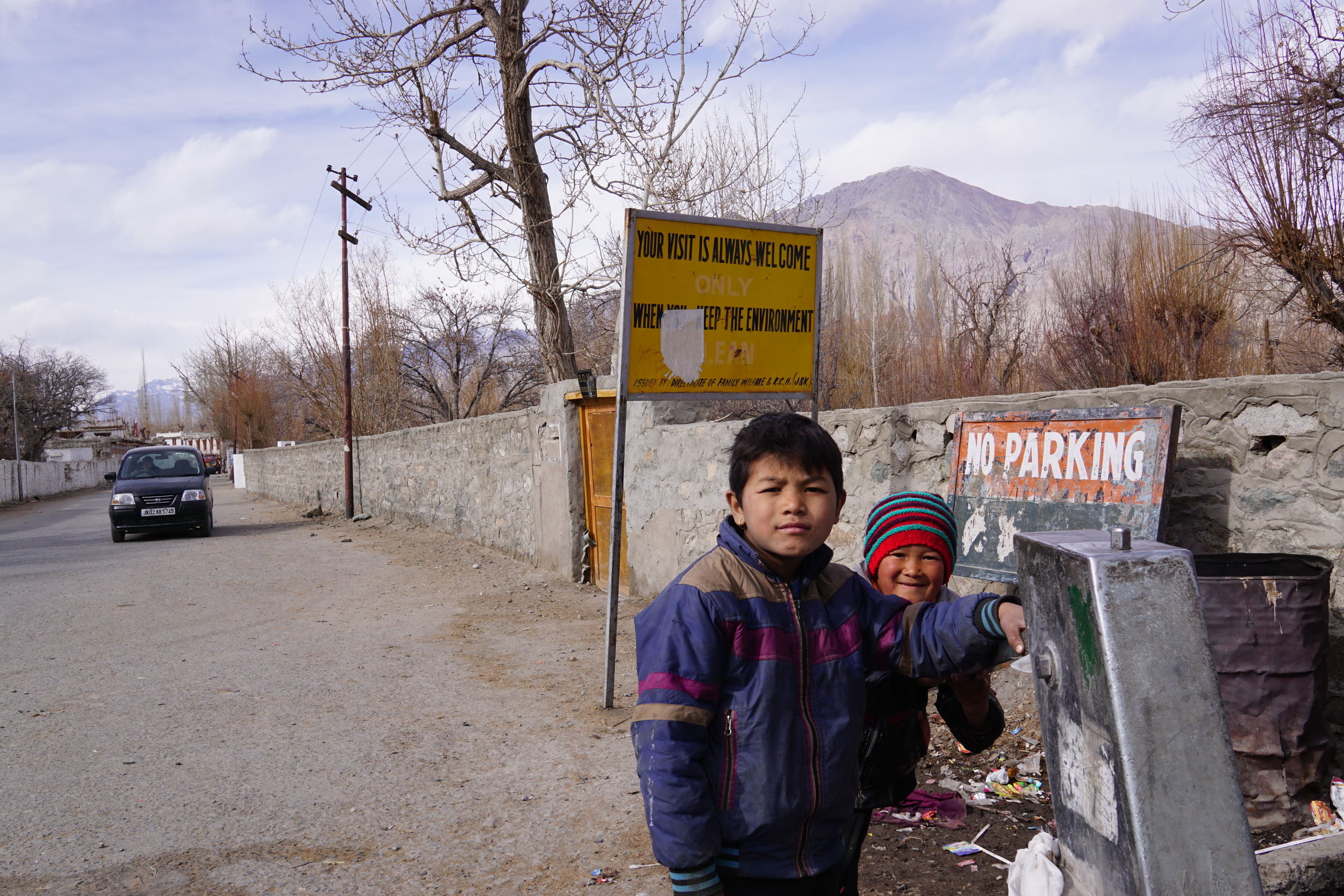 These kids expression in Nubra Valley says it all... "Your visit is always welcome"