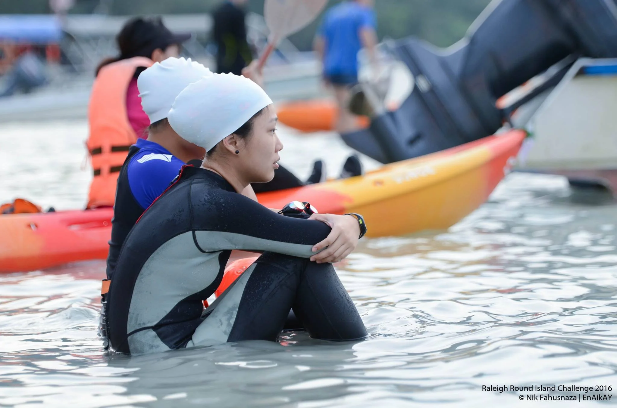 Resiliency, endurance and grit was all that was needed for Risny to participate in the swimathon. PC: Nik Fahusnaza