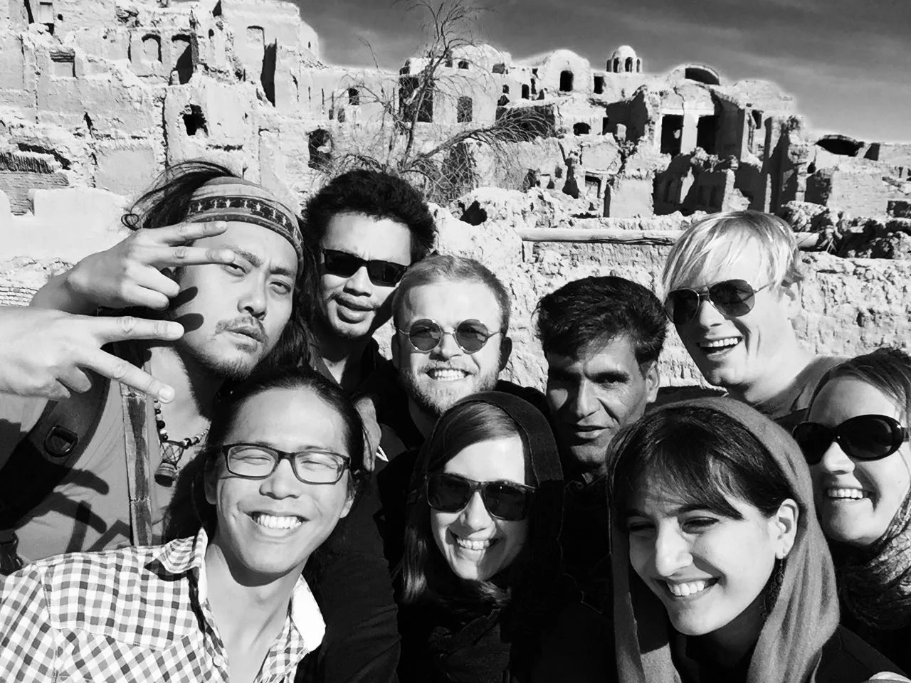 Just a bunch of us bonded over our choice for visiting Iran in Autumn.