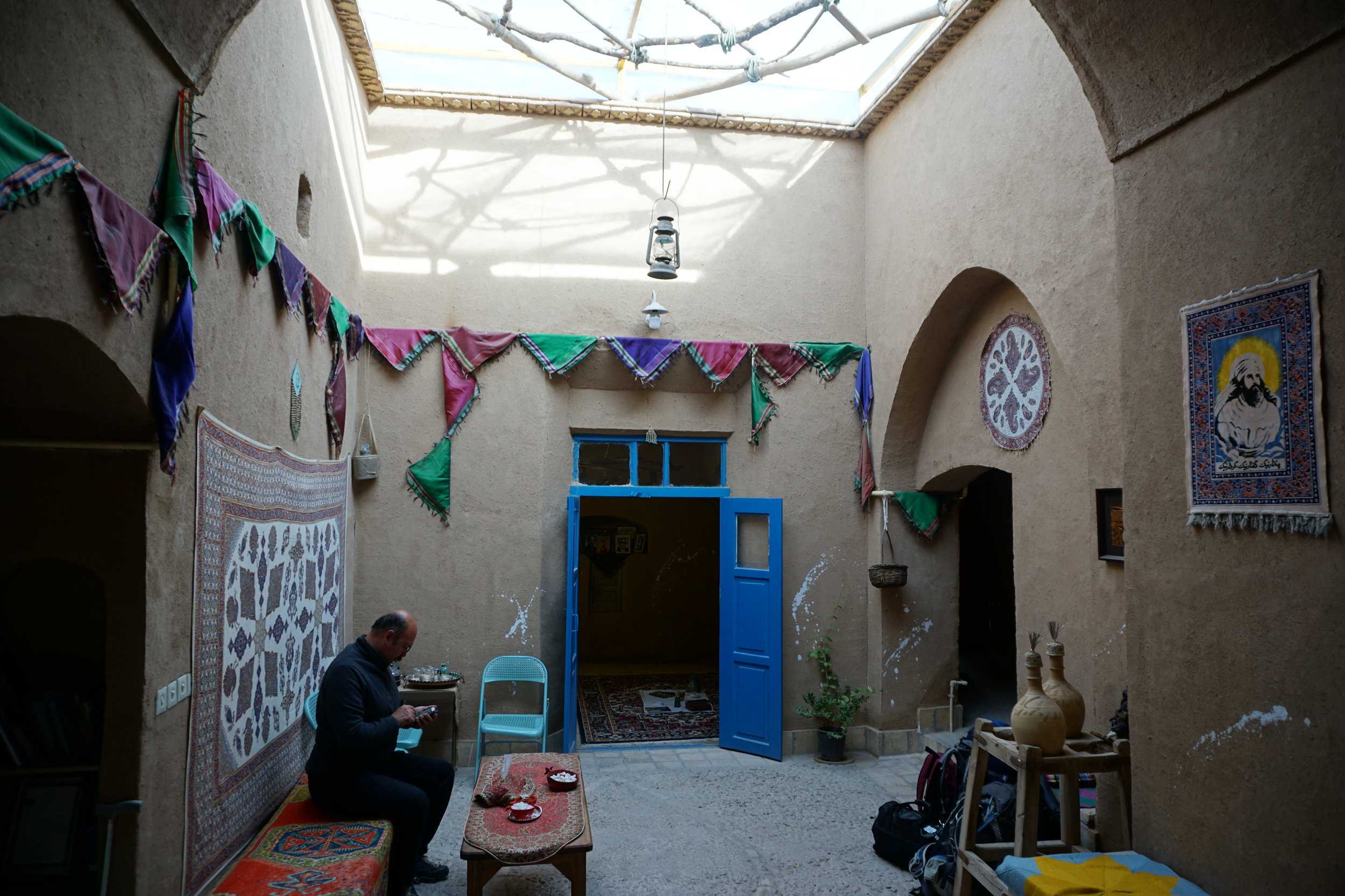 A quaint zoroastrian ecolodge in yazd iran called nartitee ecolodge