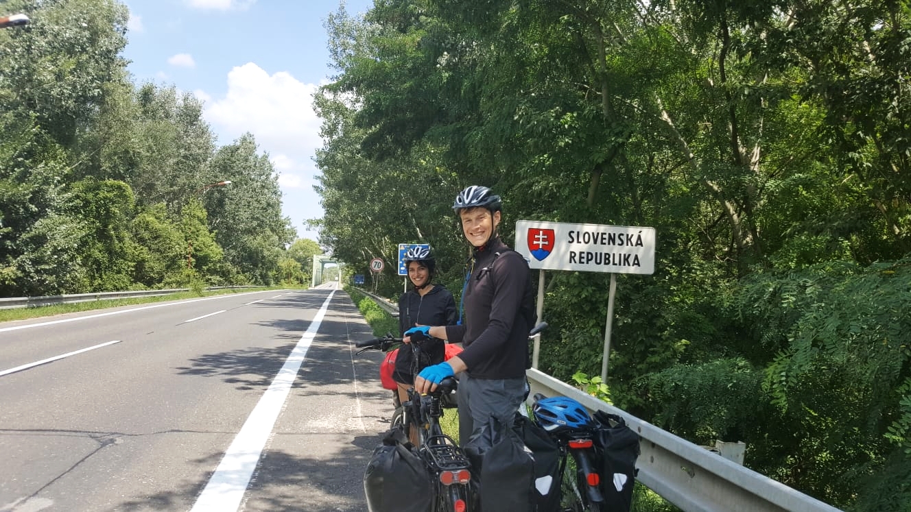 “Seems like it!” - Cycling on the Hungarian side of Komarno.