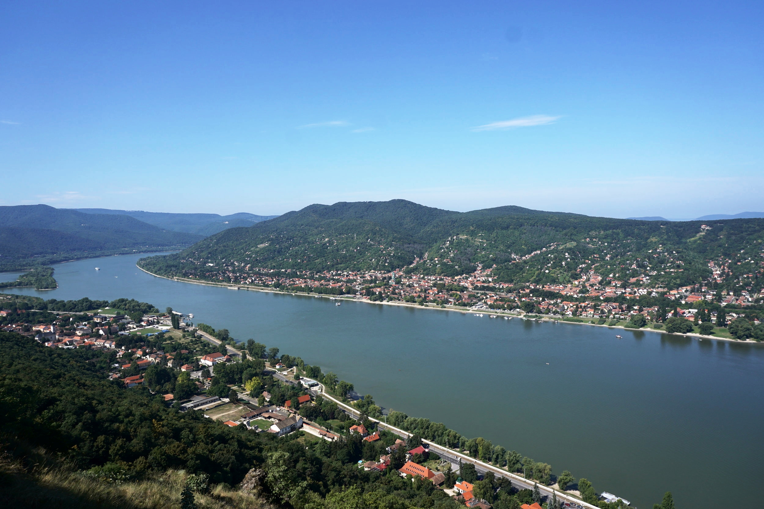 A bird’s eye view of the Danube bend.