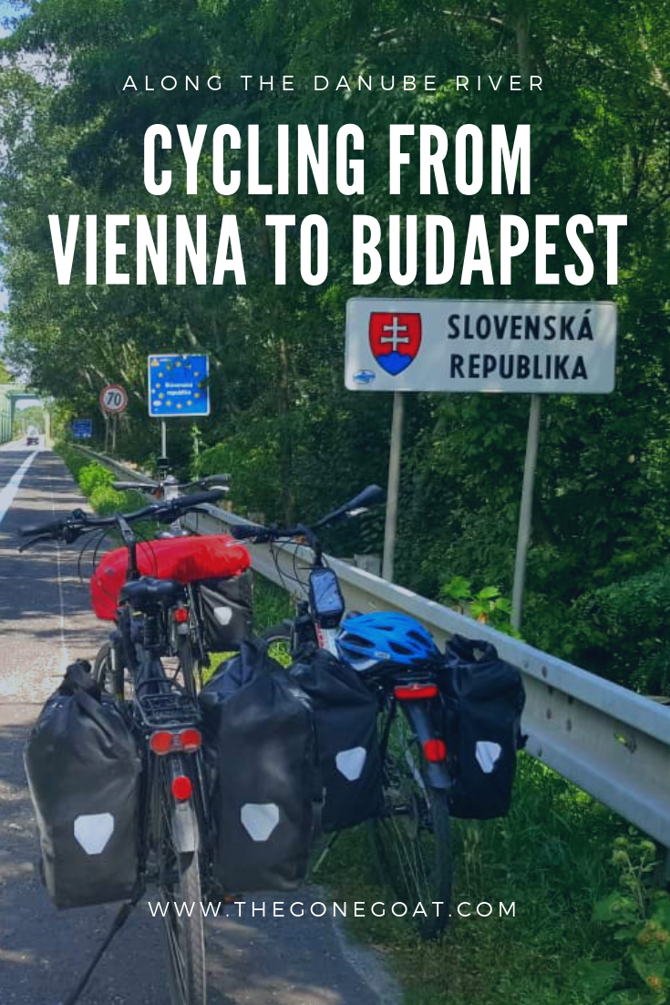 Cycling the Danube along Eurovelo route 6 from Vienna to Budapest was a sweatfest! In the peak of the European heatwave, me and my friends had an adventurous dream to bicycle tour this part of the world. #Europe #Bicycletouring #Cycling #Eurovelo6 #Vienna #Budapest #Danube