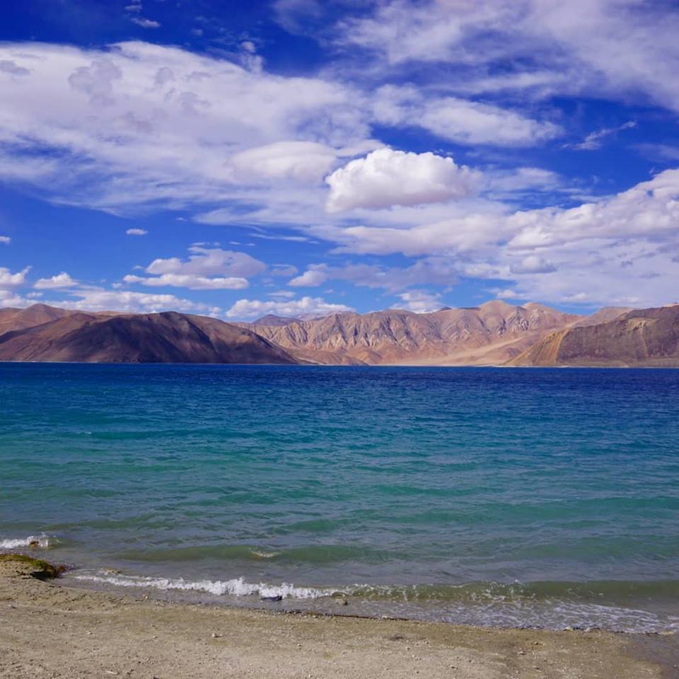 Ladakh, pangong lake in india, one of the best places to travel solo in asia