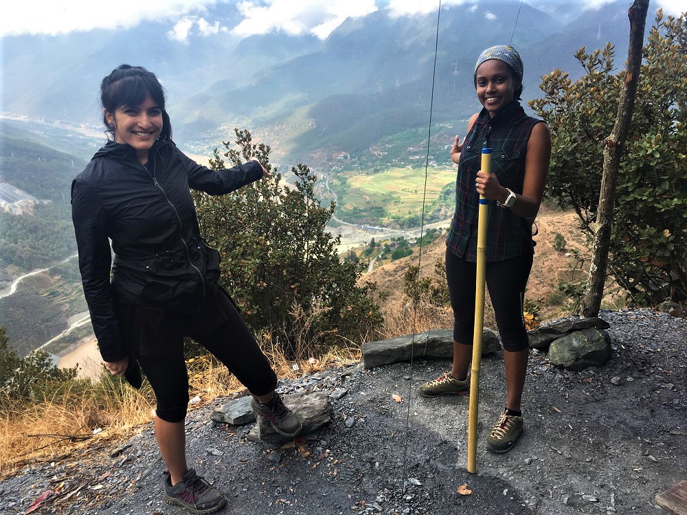 Pumped up, and drenched to start our hike on to the tiger leaping gorge in china