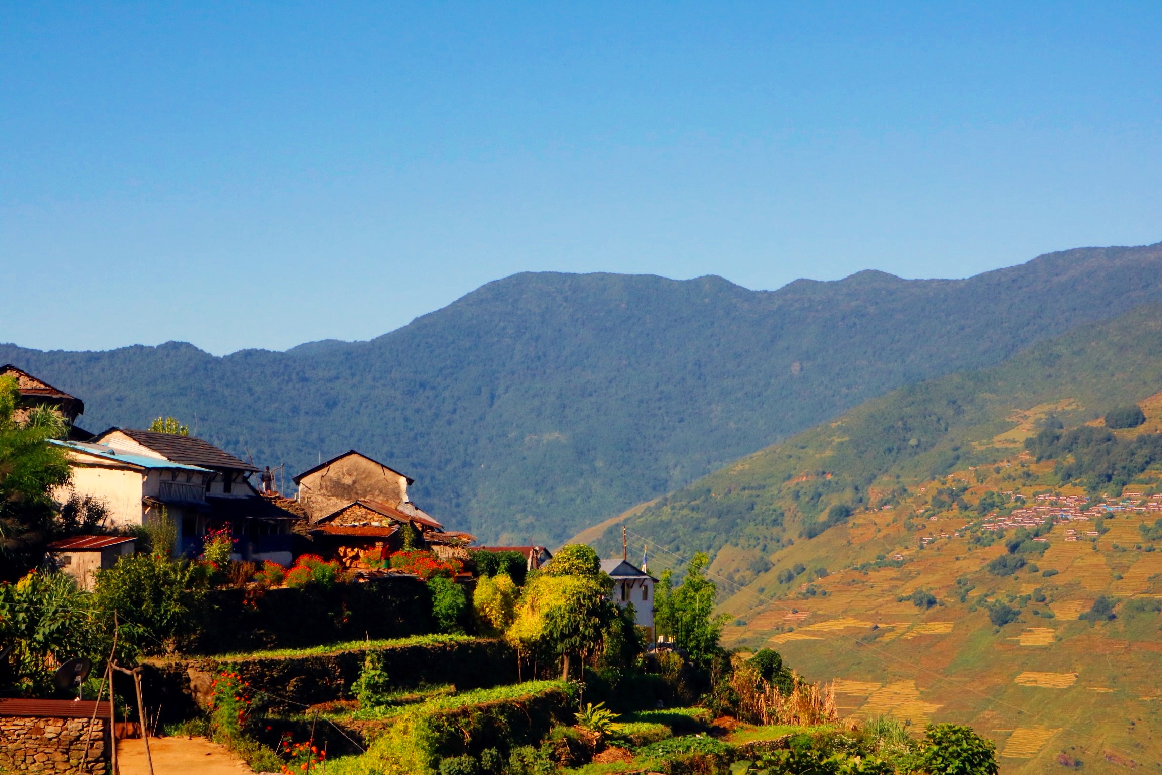 Tangting in Nepal is rich in Gurung culture and Nepalese cuisine. PC: Michelle Della Giovanna