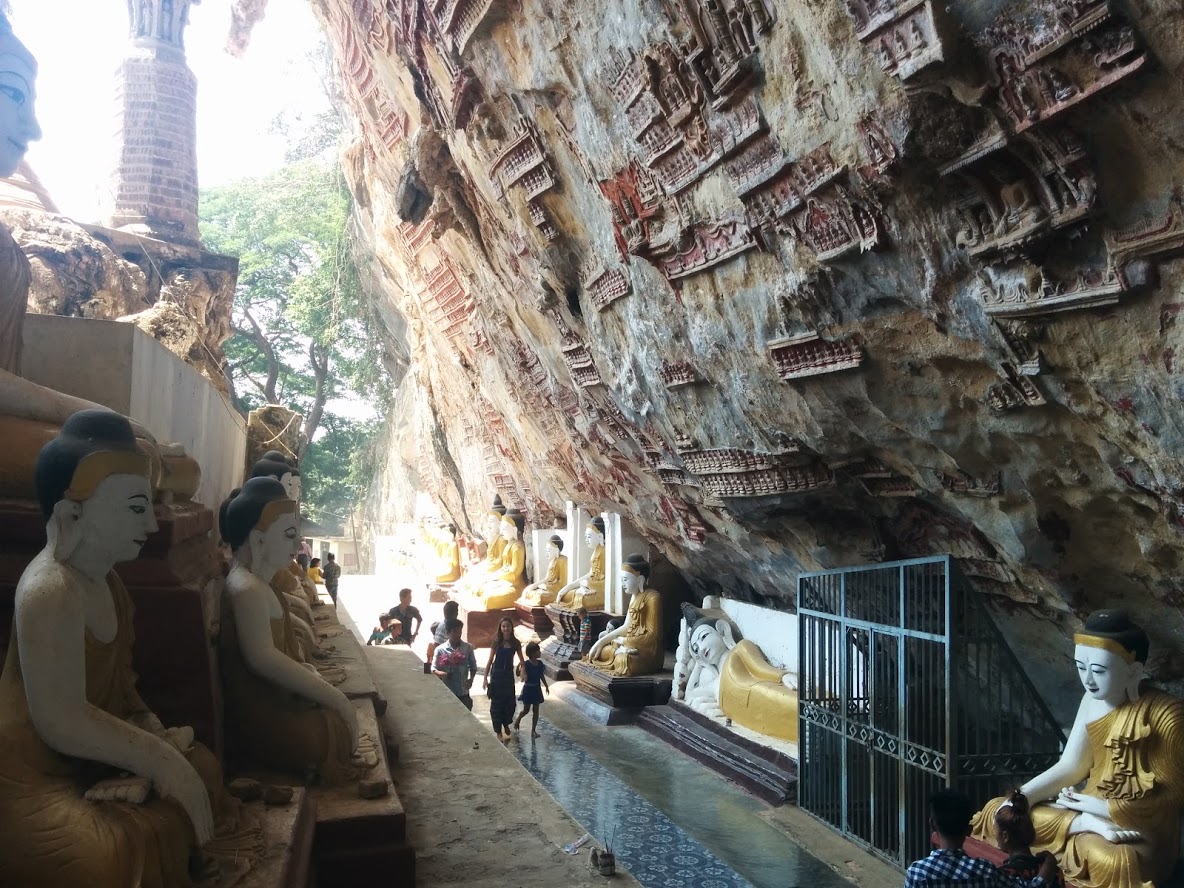 kawgoon cave in Hpa-an makes it an unusual place to visit in myanmar’s kapin state. PC: Ferna