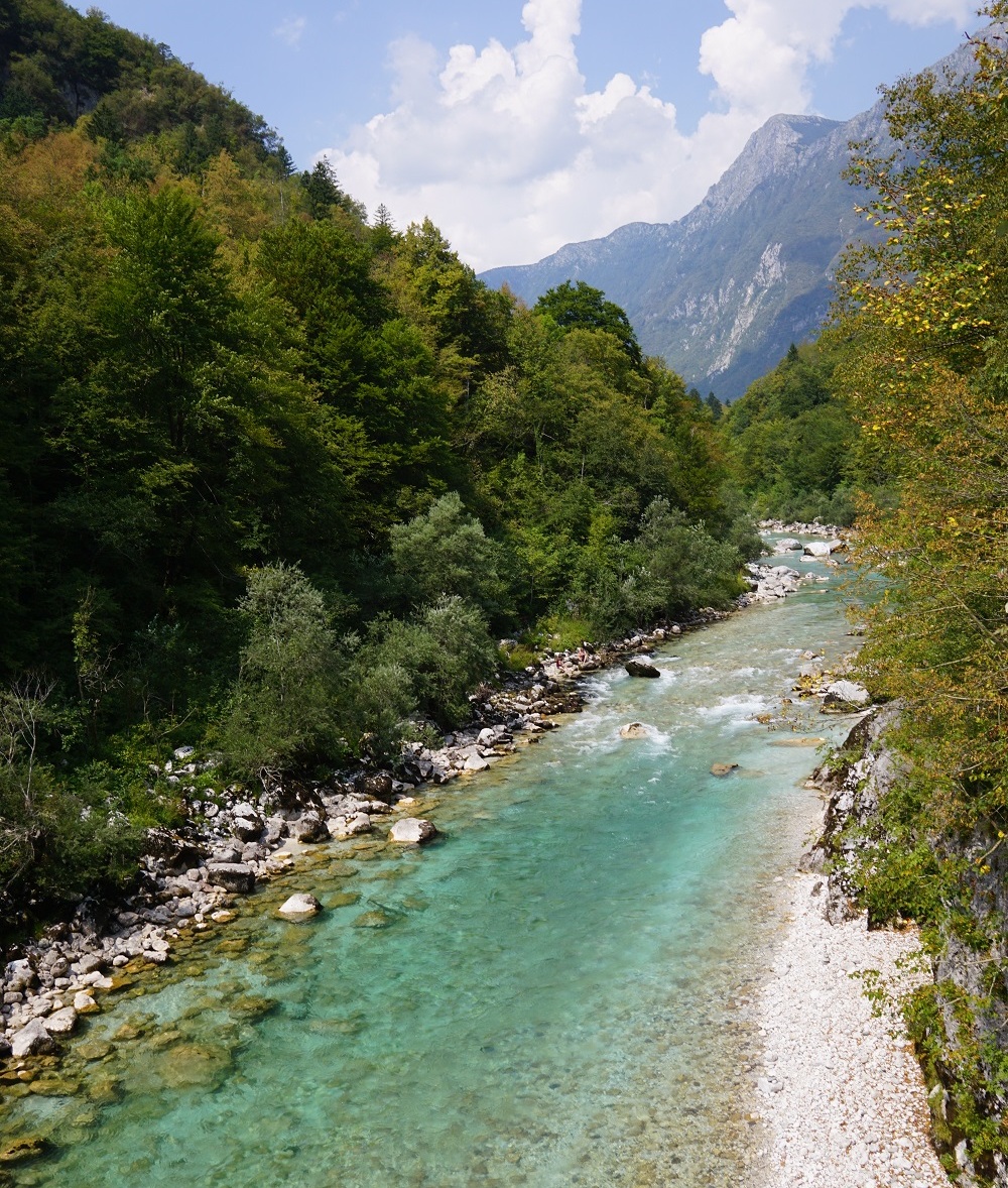 There’s nothing quite as calming and beautiful like the Soca river in Slovenia