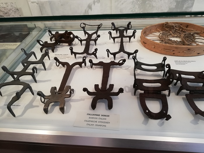 Believe it or not, these were crampons used by the Italian Soldiers during the war.