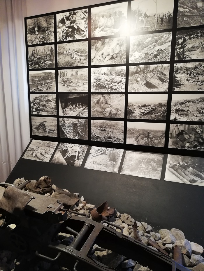 A pictorial journey of the war at the First World War museum in Kobarid.