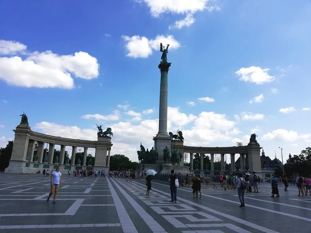 The Heroes Square at Budapest