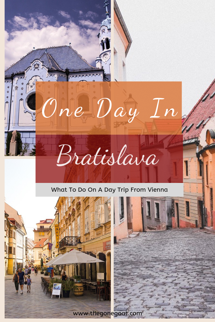 It was the odd juxtaposition of skyscrapers against the old-town cobbled-streets that brought new life and quirks to the city’s landscape. Here are some of the things to do in Bratislava in one day if you’re on a day trip from Vienna. #Bratislava #Slovakia #OneDayInBratislava #DayTripVienna #Europe #Danube #SoloDestinations #TravelEurope #Travel