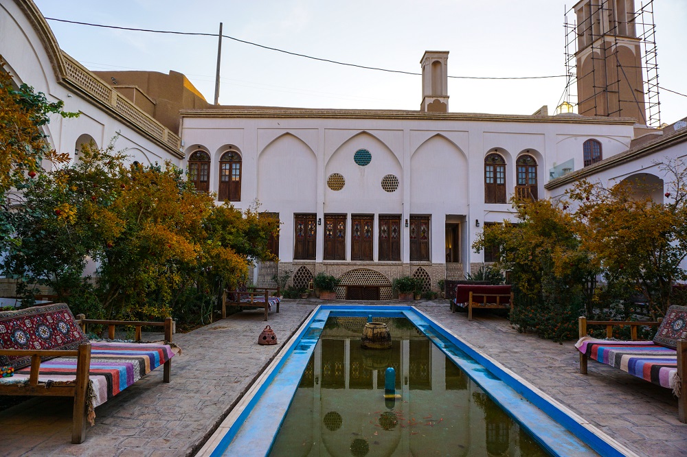 one of the most stunning courtyard for a budget-friendly hotel