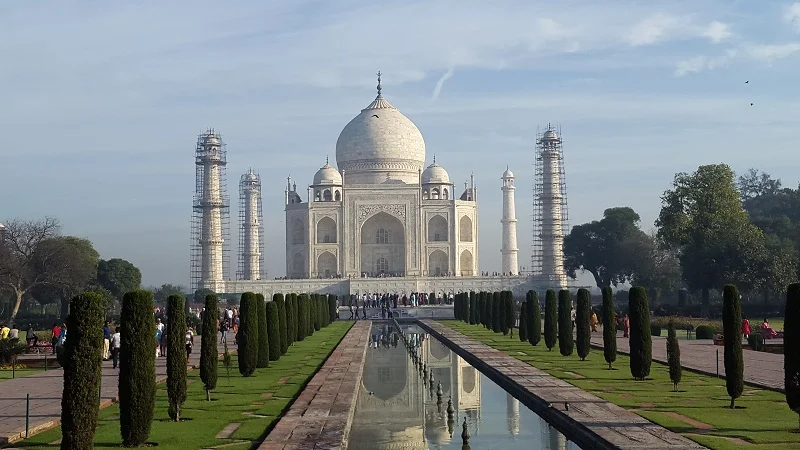 The iconic Taj Mahal in Delhi, Agra