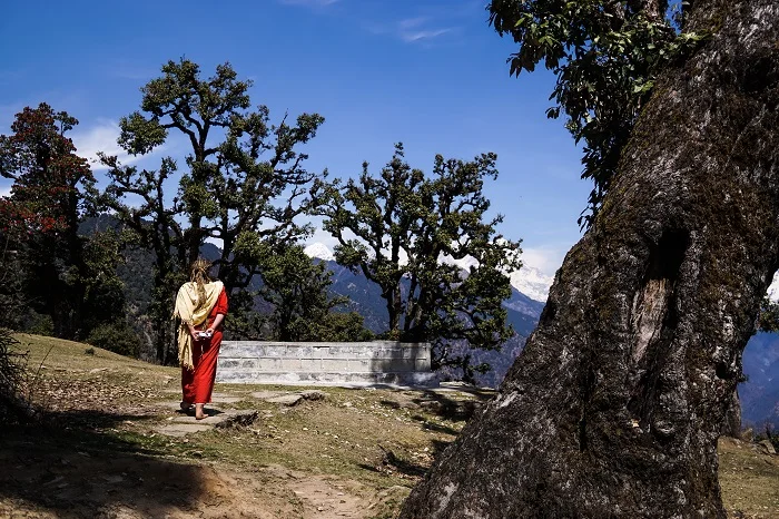 Maa at her humble abode in uttarakhand