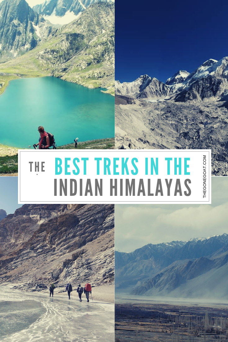 A trek in the Indian mountains is affordable, somewhat convenient and people-free sometimes if you choose the right time to travel in the Indian Himalayas. From Ladakh to Uttarakhand and Sikkim, here are the best trekking places to hike in India to explore, write, or do nothing. #IndianHimalayas #Trekking #Hiking #Asia #India #SoloDestinations #Outdoors #Treks #Adventure