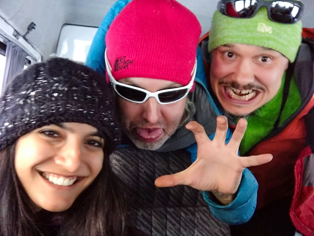Russian ski riders who went from silent to being completely mad